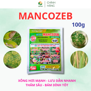  Thuốc trừ nấm bệnh Mancozeb 800WP Trừ Nấm bệnh phổ rộng trên nhiều loại cây trồng - 100g 