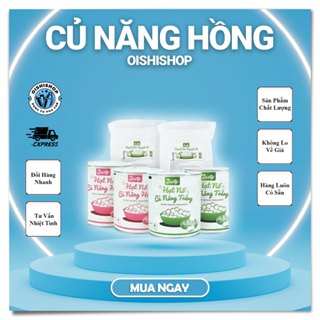 Combo Hạt nổ củ năng (trắng - hồng) Zestty 850gr - Giòn Dai Làm Topping Trà Sữa, Nguyên Liệu Pha Chế