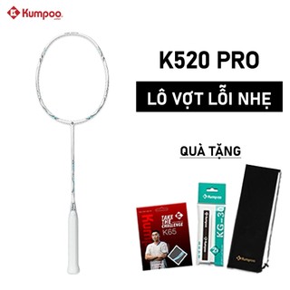  LỖI NHẸ Vợt cầu lông Kumpoo K520 Pro giá rẻ chính hãng tặng cước căng sẵn 10.5kg quấn cán túi vợt 