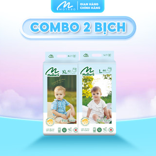 [KHÔNG QUÀ] 2 Bịch Tã Bỉm Momo Nature Bản Cải Tiến 2025 Mới Nhất, Nâng Cấp Đai Chun Mềm Mại, Êm Ái