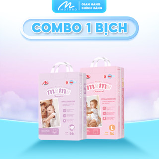 [KHÔNG QUÀ] 1 Bịch Tã Bỉm Dán/Quần Momo Diamond Thoáng Mát, Đủ Size Cho Bé