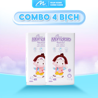 [COMBO 4 BỊCH] Tã Bỉm Dán Quần Momotaro Siêu Mỏng, Thoáng Mát