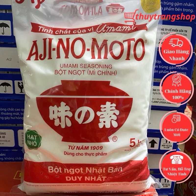 Thùng 4 Gói Bột Ngọt Ajinomoto Gói 5kg