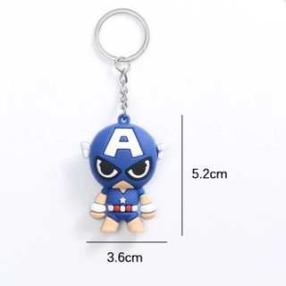 Móc khóa biệt đội Avengers siêu anh hùng Marvel