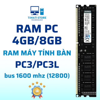 Ram PC KINGSTON máy tính bàn 4GB 8GB DDR3 bus 1600Mhz Memory Ram PC3 12800 Desktop - Bảo hành 5 năm