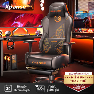 【ƯU ĐÃI MỚI Ghế Gaming Thêu Hổ Cơ Xpanse Ghế Công Thái Học & Xoay Văn Phòng | Da Nano Shield |  30 Ngày Thử