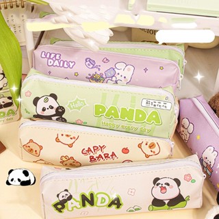 🍉Túi vải đựng bút, hộp bút hoạ tiết hình Capybara gấu trúc dễ thương🍉