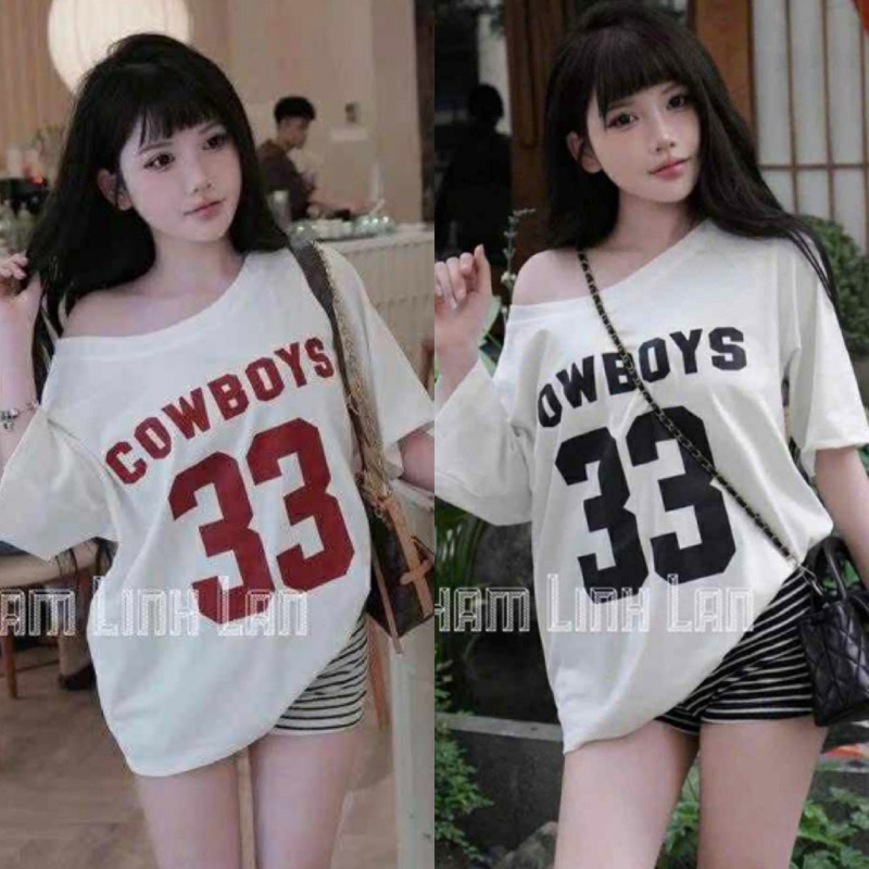 Áo Thun Nữ , Áo Thun Trễ Vai Số 33