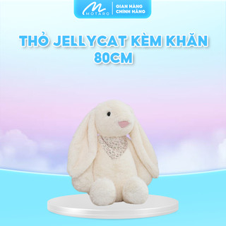  Thỏ Jellycat Size Lớn Kèm Yếm  Màu Ngẫu Nhiên  