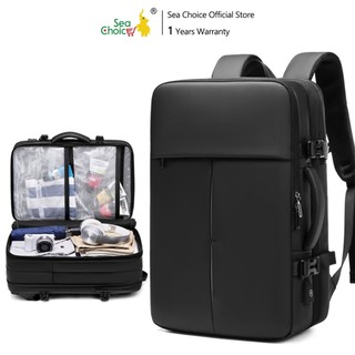 Balo laptop Seachoice SC 1776 Mở rộng 10cm công suất lớn máy tính xách tay 17.3inch vải Oxford chống thấm nước cổng USB