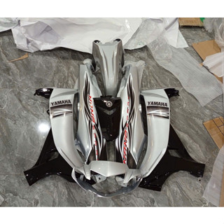  Dàn áo xe Sirius 110 50cc Bạc Đen Nhựa ABS cao cấp Tặng Tem PVC 3 lớp 