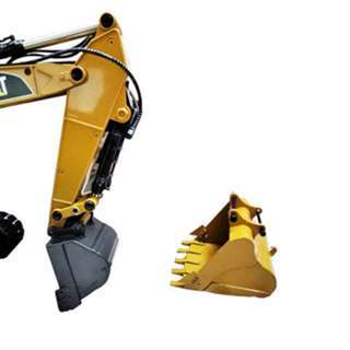 Phụ kiện Gầu cơ bản (có móc ) kim loại nguyên khối cho máy xúc Huina 1580 điều khiển từ xa chính hãn