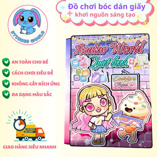 Đồ chơi thông minh ngôi nhà giấy cô bé Avatar và búp bê giấy Tocaboca sáng tạo cho bé