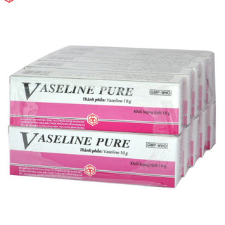  Lốc 10h Kem Vaseline Pure OPC làm mềm da chống khô môi khô da  tuýp 10g  - Đông Anh Pharmart 