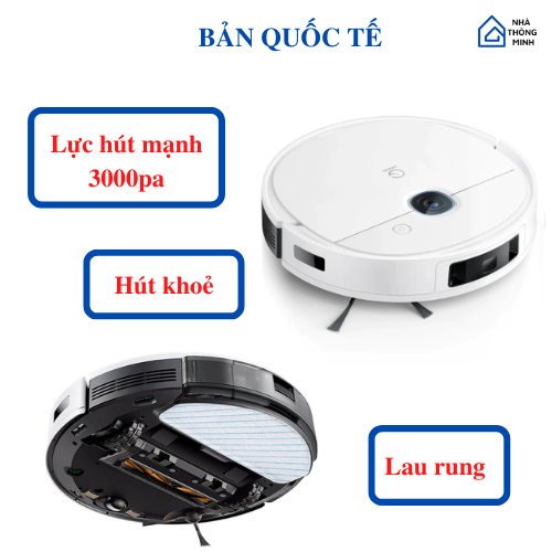 Robot hút bụi lau nhà Yeedi Vac 2 Pro ( K950), Bản quốc tế new 100%, bảo hành 12 tháng