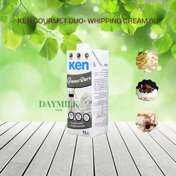 [TP HCM] Kem tươi 𝗪𝗵𝗶𝗽𝗽𝗶𝗻𝗴 𝗖𝗿𝗲𝗮𝗺 𝗞𝗘𝗡 1lit