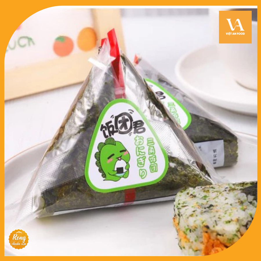 Lá Rong cuộn cơm nắm, lá rong Biển Onigiri, Lá Rong Biển Cuộn Cơm Tam Giác, Làm Cơm Nắm Gói 100 Lá -