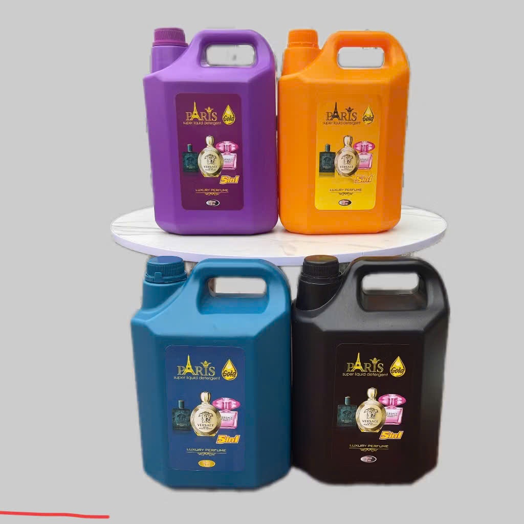Nước Giặt Xả Pari Hương Nước Hoa 5 LÍT Và Túi 3,6 Lít, Nước Giặt Pari, Không Hoá Chất, An Toàn Cho D