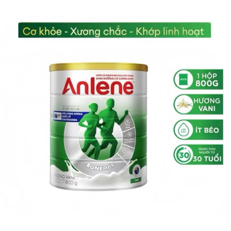 Sữa Bột Anlene Gold 3X Lon 800g [Xương Chắc Khoẻ]