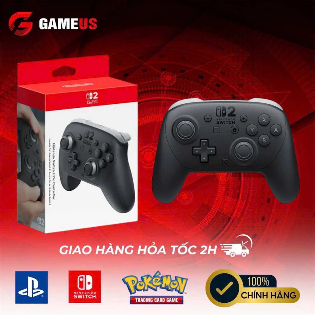  Tay cầm Nintendo Switch 2  V2  Oled Pro  Controller - Nguyên seal - chính hãng 