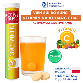  Viên Sủi Multivitamin Bổ Sung Vitamin C Và Khoáng Chất Giúp Tăng Sức Đề Kháng Tăng Hệ Miễn Dịch 