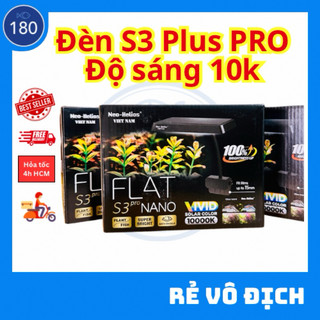  Đèn Neo Helios - Flat Nano S3 Plus PRO 13W Thủy Sinh Đỏ cá không đỏ nước. 