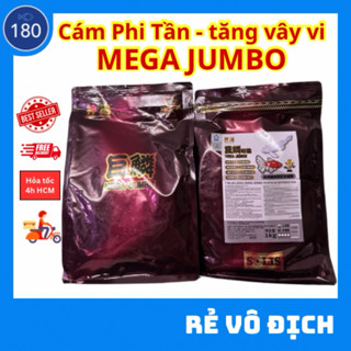 Cám Chép Phi Tần Mega Jumbo - Hạt nổi - 1KG