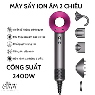 Máy Sấy Tóc ion âm 5 đầu sấy HGHOME Kiêm Máy Làm Tóc, Uốn, Duỗi, Làm Xoăn Tự Động