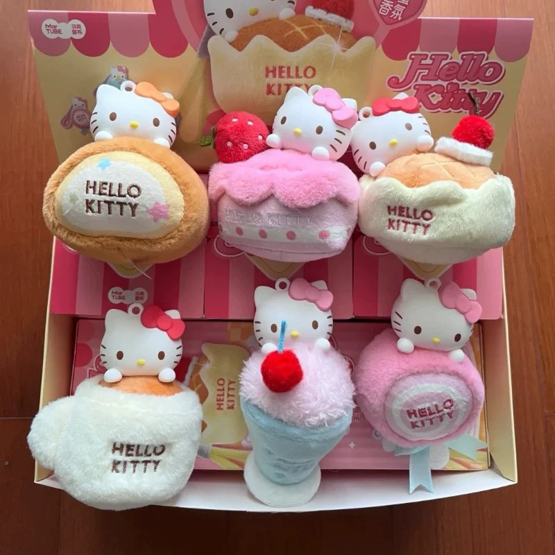 (Có Sẵn) Blind Box Chính Hãng MINISO Móc Treo Hello Kitty Candy Cake