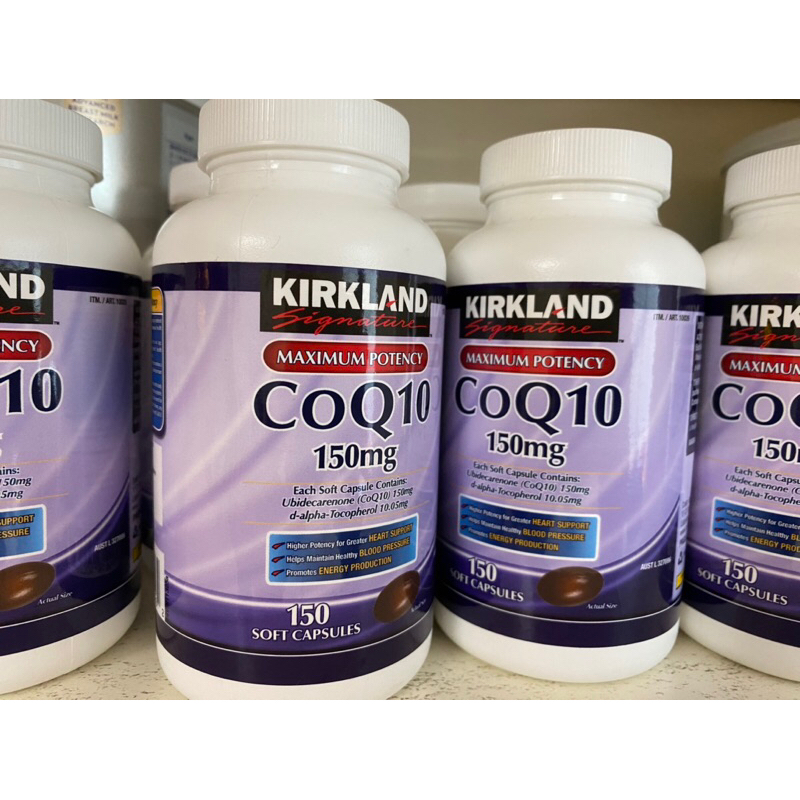 Viên uống bổ trợ tim mạch Coenzyme Q10 150mg ; 150 viên. HSD 2028( Costco Canada)