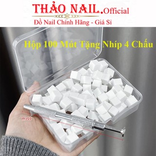  Mút Bông dặm Ombre Chính Hãng - hộp mút dặm omber chuyên dụng làm nail 