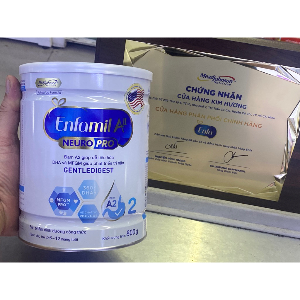 Sữa Bột ENFAMIL A2 Neuropro 2 800g