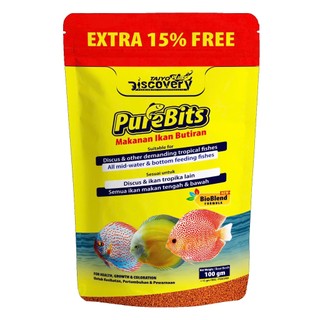 Thức Ăn Cho Cá Hikari Vibra Bites - Taiyo Pluss Discovery Purebits
