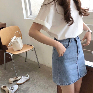 Chân váy basic thêu logo TMH (có lót quần) COBÉ