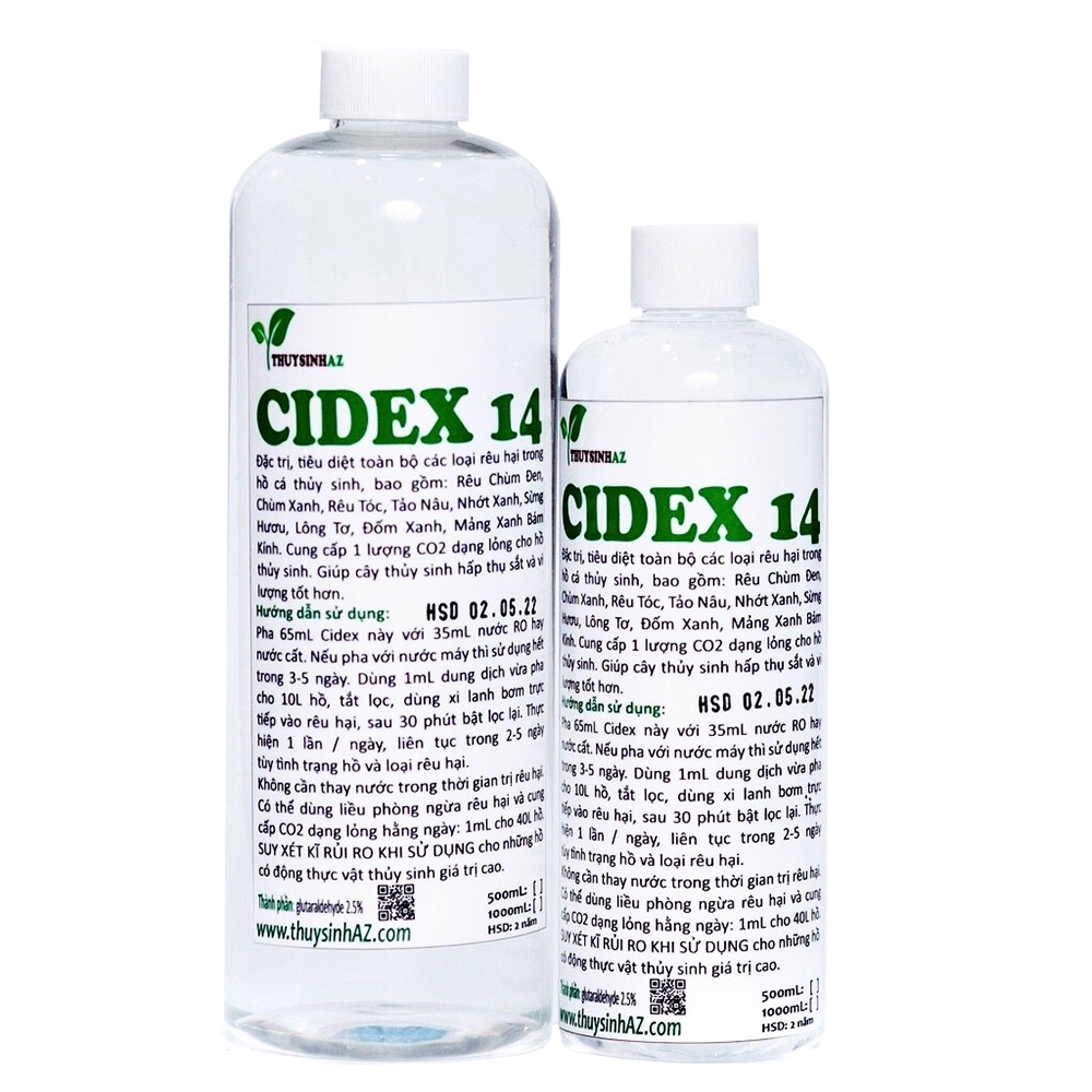 Diệt Rêu Hại Thủy Sinh CIDEX 14