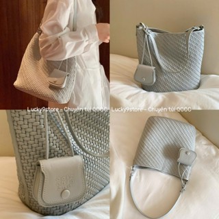 Túi nữ Túi Chio Ceir dệt size 26 dáng làn tặng ví mini treo túi đi học đi làm đựng vừa Ipad siêu xinh