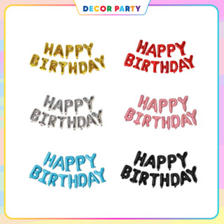 Bóng chữ Happy Birthday trang trí sinh nhật, bong bóng bay trang trí sinh nhật