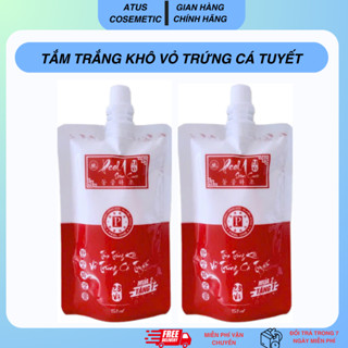 Tắm trắng khô VỎ TRỨNG CÁ TUYẾT , tắm trắng ĐÔNG TRÙNG CÁT slim & fit tắm trắng an toàn hiệu quả