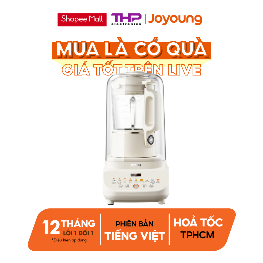 [LIVE] Máy nấu sữa đậu nành/ sữa hạt dung tích 1.5L công suất 900W chống ồn diệt khuẩn