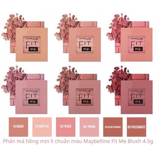 [HOẢ TỐC] Má hồng Maybelline Fit Me chính hãng – Lên màu tự nhiên, lâu trôi, kiềm dầu tốt - MBL01