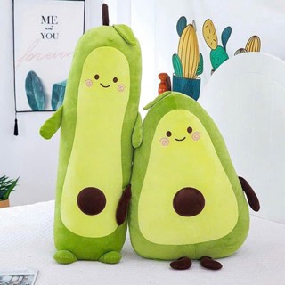  Gấu Bông Gối Ôm Quả Bơ gối ôm hình thú nhồi bông cho bé Trái bơ Nhồi Bông Đáng Yêu 35cm 