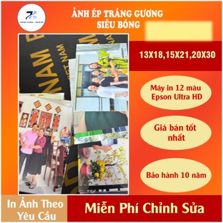 Ảnh Ép Bóng  Mika Phale 10X15, 13x18, 15x21 ,20x30 - In Theo Yêu Cầu Có Khuyến Mãi Tặng Album từ 100 Ảnh