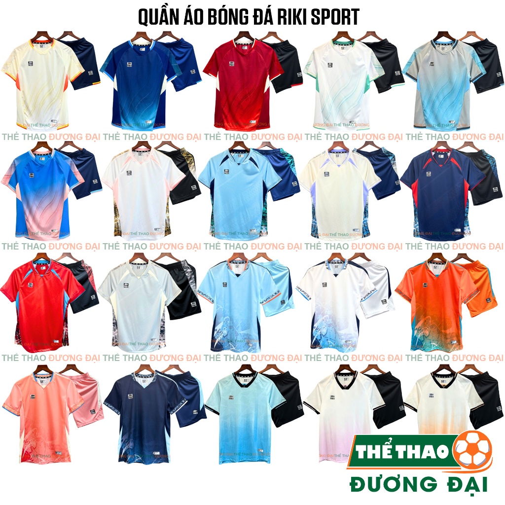 Quần Áo Bóng Đá Riki Sport Bộ Thể Thao Thiết Kế Thun Mè Thoáng Khí Thể Thao Đương Đại