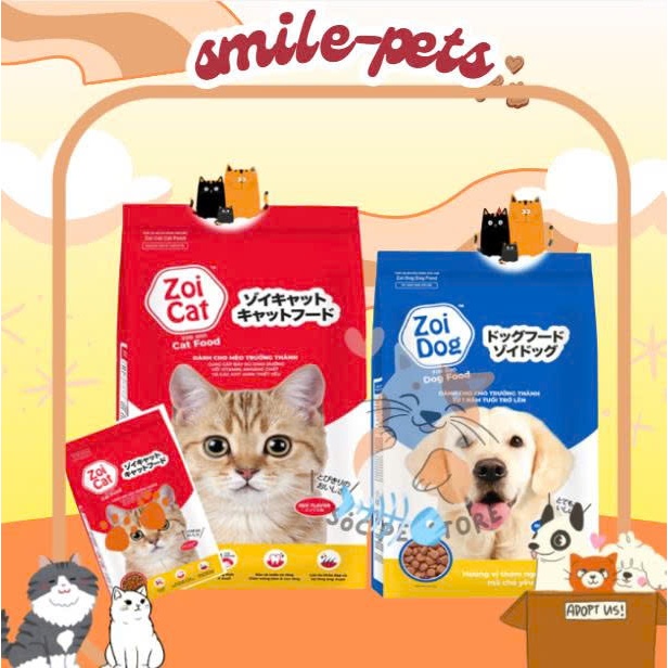 Thức ăn khô cho chó mèo Zoi Pet – Zoi Cat & Zoi Dog các loại