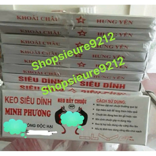 12 keo dính chuột minh phương,tấm keo bẫy chuột