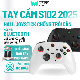 [HOẢ TỐC] Tay cầm chơi game S102 Hall Effect, tay cầm chơi FCO S102 Pro bản 2025