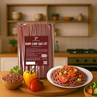 Bánh Canh Gạo Lứt (LOẠI NGON) Ăn Kiêng Giảm Cân Gói 500GR - Bánh Canh Ống Gạo Lức Thực Dưỡng Cao Cấp