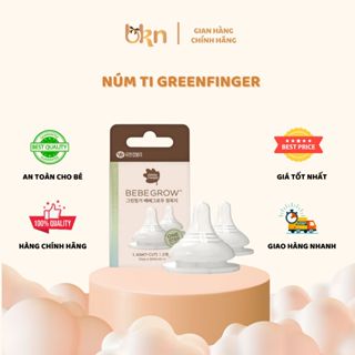Núm Ti Green Finger BebeGrow Hàn Quốc, Núm Ty 2 Van Thoát Khí Lắp Vừa Bình Moyuum