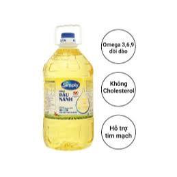 Dầu Ăn Đậu Nành SImply 5 Lít