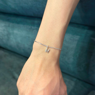 Lắc tay bạc mix charm chữ Balloon dành cho Nam nữ Couple - MINA JEWERLRY Trang Sức Cao Cấp